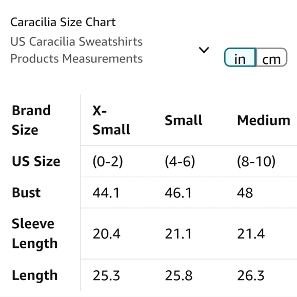 Caracilia Women's Light Brown Oversized Crewneck Sweatshirts NWT Size XS - Picture 8 of 11